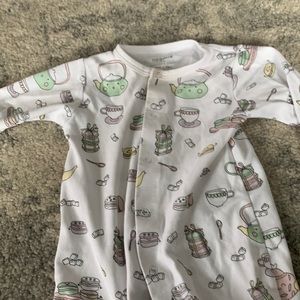 Baby Noomie Tea and Macaron onesie